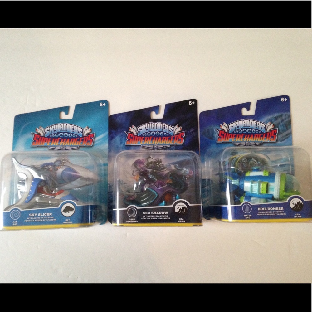 Set of 3 Skylanders Superchargers Vehicles